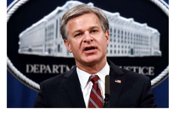 FBI Director Christopher Wray.