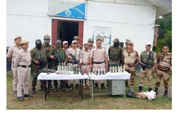 arms and ammunition recovered