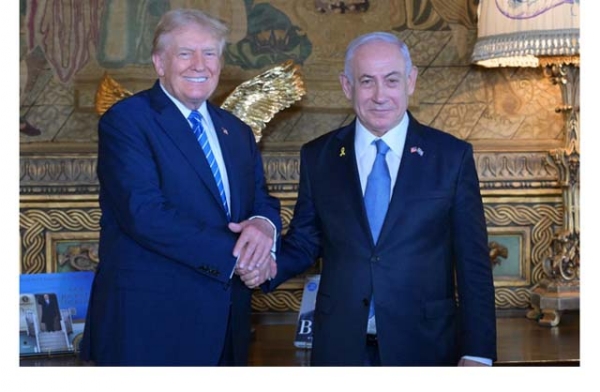 Israeli Prime Minister Benjamin Netanyahu meets Donald Trump