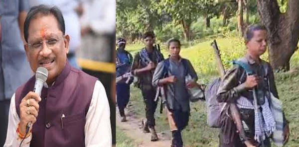 ਇੱਕ ਦਿਨ ਪਹਿਲਾਂ ਆਤਮ ਸਮਰਪਣ ਕਰਨ ਆ ਰਹੇ ਨਕਸਲੀਆਂ ਦੇ ਇੱਕ ਸਮੂਹ ਦੀ ਫਾਈਲ ਫੋਟੋ।