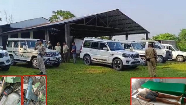 ਅਸਾਮ: ਮੁਕਾਬਲੇ ਤੋਂ ਬਾਅਦ ਪੁਲਿਸ ਕਰਮਚਾਰੀ ਇਕੱਠੇ ਹੋਏ। ਇਨਸੈਟ ਮੁਕਾਬਲੇ ਵਿੱਚ ਮਾਰਿਆ ਗਿਆ ਮਾਓਵਾਦੀ, ਬਰਾਮਦ ਗ੍ਰਨੇਡ ਅਤੇ ਪਿਸਤੌਲ ਅਸਾਮ: ਮੁਕਾਬਲੇ ਤੋਂ ਬਾਅਦ ਪੁਲਿਸ ਕਰਮਚਾਰੀ ਇਕੱਠੇ ਹੋਏ। ਇਨਸੈਟ ਮੁਕਾਬਲੇ ਵਿੱਚ ਮਾਰਿਆ ਗਿਆ ਮਾਓਵਾਦੀ, ਬਰਾਮਦ ਗ੍ਰਨੇਡ ਅਤੇ ਪਿਸਤੌਲ