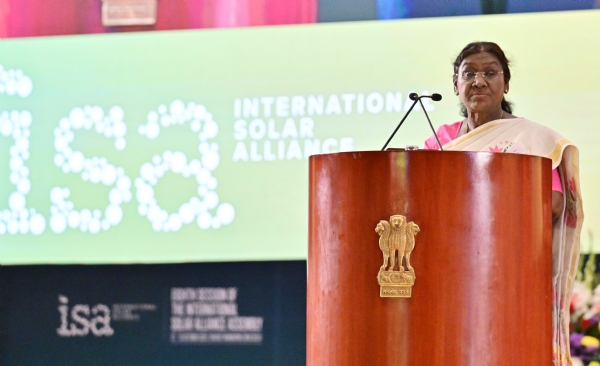 ਸਮਾਗਮ ਨੂੰ ਸੰਬੋਧਨ ਕਰਦੇ ਹੋਏ ਰਾਸ਼ਟਰਪਤੀ ਸਮਾਗਮ ਨੂੰ ਸੰਬੋਧਨ ਕਰਦੇ ਹੋਏ ਰਾਸ਼ਟਰਪਤੀ