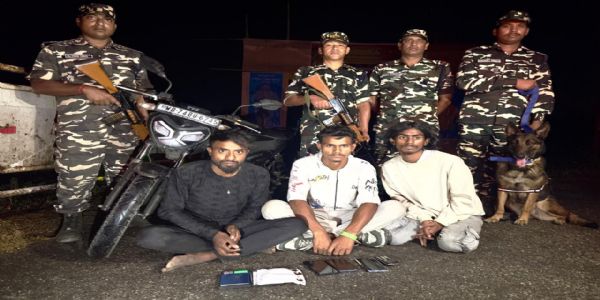 ਐਸਐਸਬੀ ਨੇ ਪਾਬੰਦੀਸ਼ੁਦਾ ਨਸ਼ੀਲੇ ਪਦਾਰਥ ਸਮੇਤ ਤਿੰਨ ਨੂੰ ਕੀਤਾ ਕਾਬੂ