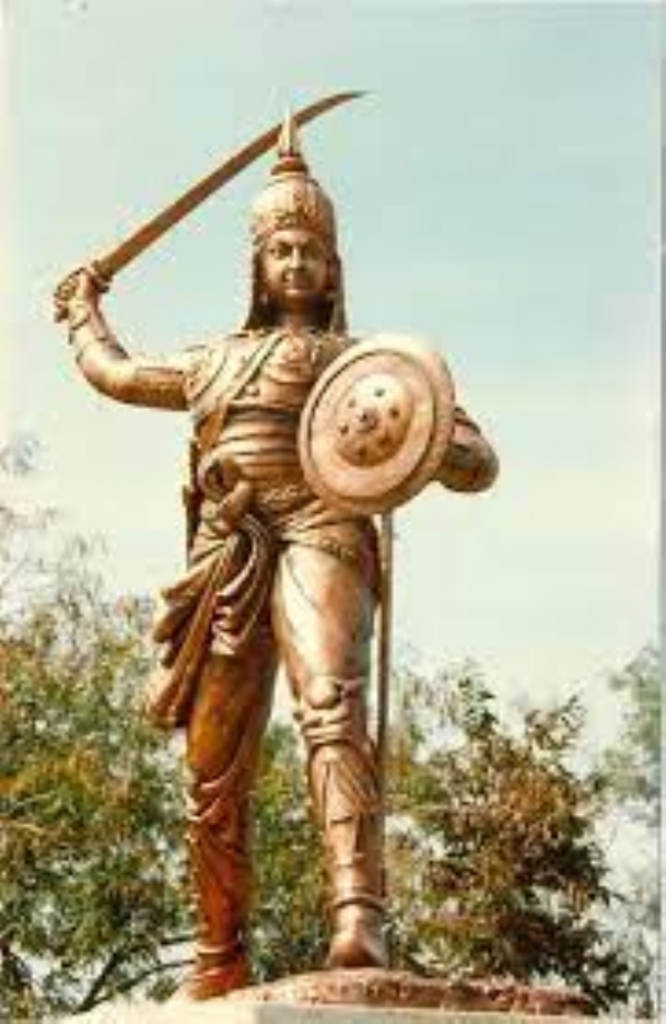ਰਾਣੀ ਦੁਰਗਾਵਤੀ। ਪ੍ਰਤੀਕਾਤਮਕ