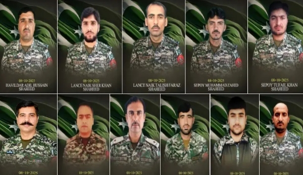 ਇੰਟਰ-ਸਰਵਿਸਿਜ਼ ਪਬਲਿਕ ਰਿਲੇਸ਼ਨਜ਼ ਨੇ ਸ਼ਹੀਦ ਸੈਨਿਕਾਂ ਦੀ ਇਹ ਤਸਵੀਰ ਜਾਰੀ ਕੀਤੀ। ਇੰਟਰ-ਸਰਵਿਸਿਜ਼ ਪਬਲਿਕ ਰਿਲੇਸ਼ਨਜ਼ ਨੇ ਸ਼ਹੀਦ ਸੈਨਿਕਾਂ ਦੀ ਇਹ ਤਸਵੀਰ ਜਾਰੀ ਕੀਤੀ।