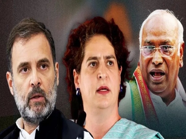 ਖੜਗੇ ਰਾਹੁਲ ਪ੍ਰਿਯੰਕਾ