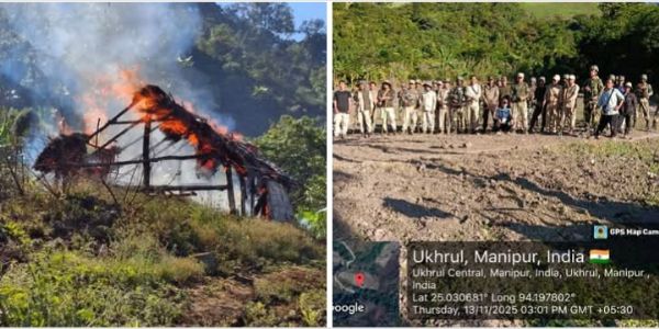 ਮਣੀਪੁਰ ਦੇ ਉਖਰੁਲ ਵਿੱਚ ਸੁਰੱਖਿਆ ਬਲਾਂ ਨੇ 35 ਏਕੜ ਅਫੀਮ ਦੀ ਖੇਤੀ ਨੂੰ ਤਬਾਹ ਕੀਤਾ