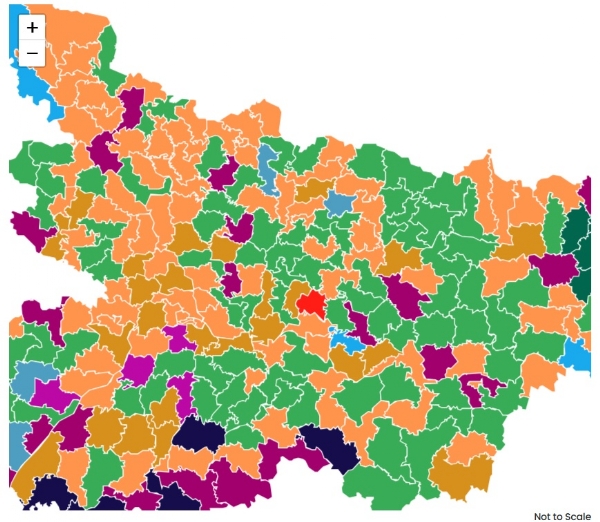 ਭਾਰਤ ਦੇ ਚੋਣ ਕਮਿਸ਼ਨ ਨੇ ਪਾਰਟੀਆਂ ਦੇ ਹਲਕੇ ਅਨੁਸਾਰ ਵੋਟ ਪ੍ਰਤੀਸ਼ਤਤਾ ਦਰਸਾਈ ਹੈ। ਭਾਰਤ ਦੇ ਚੋਣ ਕਮਿਸ਼ਨ ਨੇ ਪਾਰਟੀਆਂ ਦੇ ਹਲਕੇ ਅਨੁਸਾਰ ਵੋਟ ਪ੍ਰਤੀਸ਼ਤਤਾ ਦਰਸਾਈ ਹੈ।