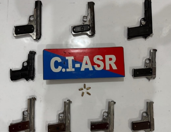 ਬਰਾਮਦ ਕੀਤਾ ਗਿਆ ਅਸਲਾ।