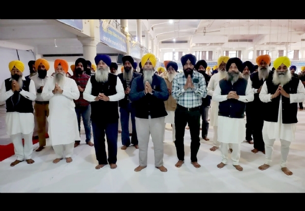 ਗੁਰਦੁਆਰਾ ਸ੍ਰੀ ਮੰਜੀ ਸਾਹਿਬ ਦੀਵਾਨ ਹਾਲ ਵਿਖੇ ਮਨਾਏ ਗਏ ਸ਼੍ਰੋਮਣੀ ਕਮੇਟੀ ਦੇ ਸਥਾਪਨਾ ਦਿਵਸ ਦਾ ਦ੍ਰਿਸ਼।