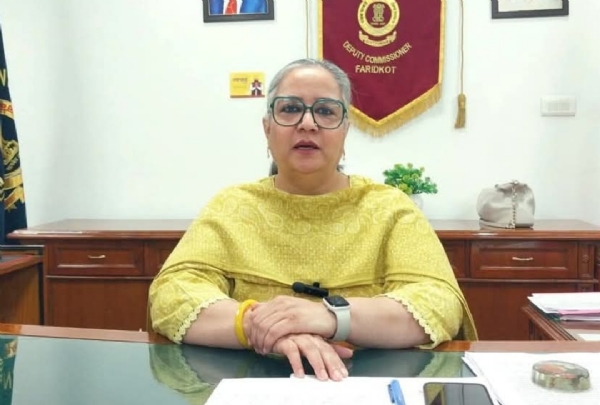 ਜਿਲ੍ਹਾ ਮੈਜਿਸਟਰੇਟ ਫਰੀਦਕੋਟ ਮੈਡਮ ਪੂਨਮਦੀਪ ਕੌਰ.। ਜਿਲ੍ਹਾ ਮੈਜਿਸਟਰੇਟ ਫਰੀਦਕੋਟ ਮੈਡਮ ਪੂਨਮਦੀਪ ਕੌਰ.।