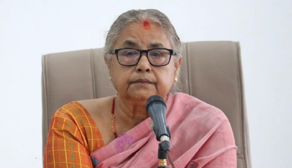 ਨੇਪਾਲ ਦੀ ਅੰਤਰਿਮ ਪ੍ਰਧਾਨ ਮੰਤਰੀ ਸੁਸ਼ੀਲਾ ਕਾਰਕੀ ਨੇਪਾਲ ਦੀ ਅੰਤਰਿਮ ਪ੍ਰਧਾਨ ਮੰਤਰੀ ਸੁਸ਼ੀਲਾ ਕਾਰਕੀ