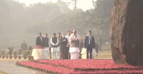 ਸ਼ਕਤੀ ਸਥਲ ਵਿਖੇ ਕਾਂਗਰਸੀ ਆਗੂ। ਸ਼ਕਤੀ ਸਥਲ ਵਿਖੇ ਕਾਂਗਰਸੀ ਆਗੂ।