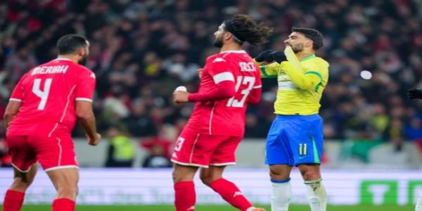 ਬ੍ਰਾਜ਼ੀਲ ਅਤੇ ਟਿਊਨੀਸ਼ੀਆ ਵਿਚਕਾਰ ਦੋਸਤਾਨਾ ਮੈਚ 1-1 ਨਾਲ ਡਰਾਅ