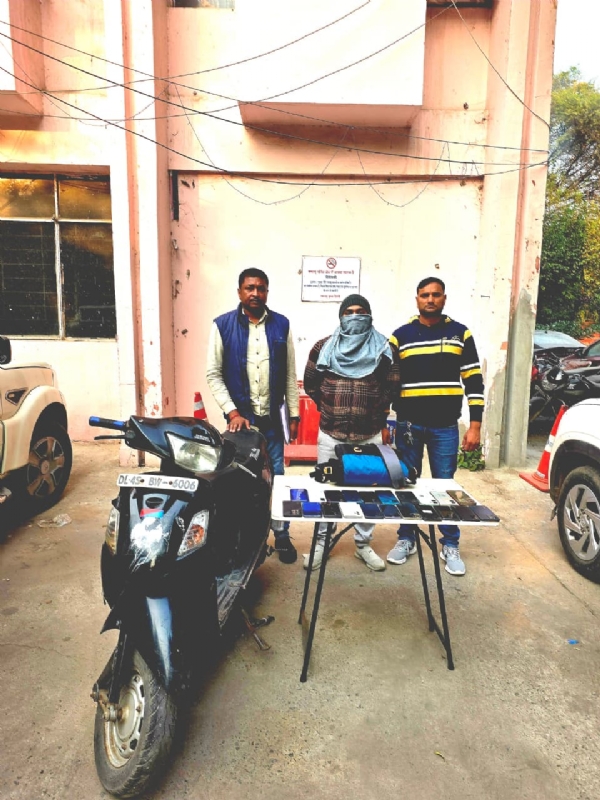 ਕ੍ਰਾਈਮ ਬ੍ਰਾਂਚ ਵੱਲੋਂ ਫੜੇ ਗਏ ਮੁਲਜ਼ਮ ਦੀ ਫੋਟੋ।