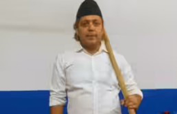 ਆਰ. ਐਸ. ਐਸ. ਆਗੂ ਨਵੀਨ ਅਰੋੜਾ ਦੀ ਤਸਵੀਰ।