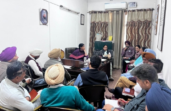 69ਵੀ ਅੰਤਰ ਜ਼ਿਲਾ ਸਕੂਲ ਖੇਡਾਂ ਸਬੰਧੀ ਆਯੋਜਿਤ ਮੀਟਿੰਗ ਦਾ ਦ੍ਰਿਸ਼।