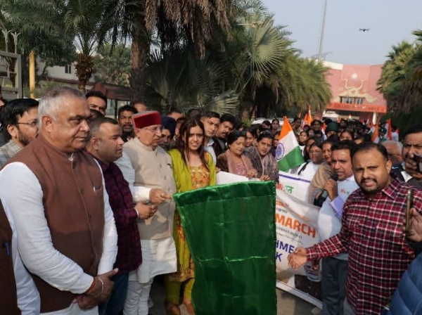 ਮਾਈ ਭਾਰਤ ਯੁਵਾ ਸੰਗਠਨ ਨੇ ਸਰਦਾਰ ਵੱਲਭ ਭਾਈ ਪਟੇਲ ਦੀ 150ਵੀਂ ਜਯੰਤੀ ਮਨਾਉਣ ਲਈ ਸਰਦਾਰ@150 ਏਕਤਾ ਮਾਰਚ ਦਾ ਆਯੋਜਨ ਕੀਤਾ।