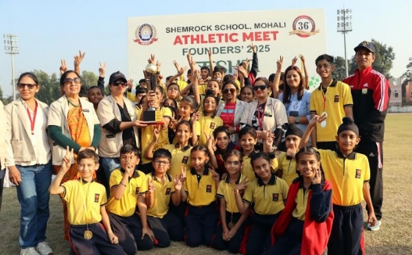 ਸੈਮਰੌਕ ਐਥਲੈਟਿਕ ਮੀਟ 2025 ’ਚ ਕੈਂਬ੍ਰਿਜ ਹਾਊਸ ਨੇ ਹਾਸਲ ਕੀਤੀ ਜਿੱਤ। ਸੈਮਰੌਕ ਐਥਲੈਟਿਕ ਮੀਟ 2025 ’ਚ ਕੈਂਬ੍ਰਿਜ ਹਾਊਸ ਨੇ ਹਾਸਲ ਕੀਤੀ ਜਿੱਤ।