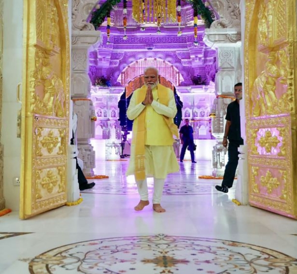 ਪ੍ਰਧਾਨ ਮੰਤਰੀ ਨਰਿੰਦਰ ਮੋਦੀ ਮੰਦਰ ਕੰਪਲੈਕਸ ਵਿਖੇ