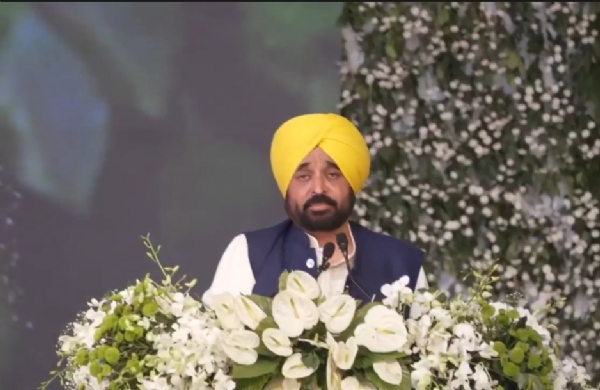 ਮੁੱਖ ਮੰਤਰੀ ਪੰਜਾਬ ਭਗਵੰਤ ਮਾਨ ਸੰਬੋਧਨ ਕਰਦੇ ਹੋਏ।