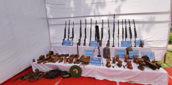 ਸੁਕਮਾ ਵਿੱਚ ਸੁਰੱਖਿਆ ਬਲਾਂ ਵੱਲੋਂ ਹਥਿਆਰ ਬਰਾਮਦ
