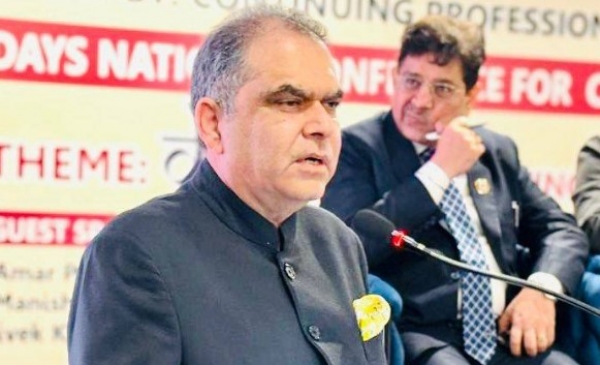 ਇੰਸਟੀਚਿਊਟ ਆਫ਼ ਚਾਰਟਡ ਅਕਾਊਂਟੈਂਟਸ ਆਫ਼ ਇੰਡੀਆ (ਆਈਸੀਏਆਈ) ਵੱਲੋਂ ਆਯੋਜਿਤ ਦੋ ਦਿਨਾਂ ਰਾਸ਼ਟਰੀ ਕਾਨਫਰੰਸ ਨੂੰ ਸੰਬੋਧਨ ਕਰਦੇ ਹੋਏ ਮੰਤਰੀ ਅਰੋੜਾ। ਇੰਸਟੀਚਿਊਟ ਆਫ਼ ਚਾਰਟਡ ਅਕਾਊਂਟੈਂਟਸ ਆਫ਼ ਇੰਡੀਆ (ਆਈਸੀਏਆਈ) ਵੱਲੋਂ ਆਯੋਜਿਤ ਦੋ ਦਿਨਾਂ ਰਾਸ਼ਟਰੀ ਕਾਨਫਰੰਸ ਨੂੰ ਸੰਬੋਧਨ ਕਰਦੇ ਹੋਏ ਮੰਤਰੀ ਅਰੋੜਾ।