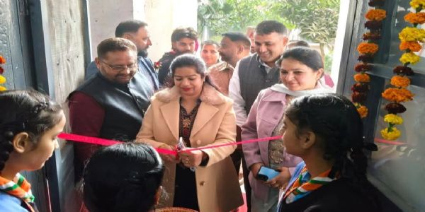 ਸੀ.ਐਸ.ਆਰ ਤਹਿਤ ਸਰਕਾਰੀ ਮਲਟੀਪਰਪਜ਼ ਸਕੂਲ ਲੁਧਿਆਣਾ ਵਿੱਚ ਈ-ਕਲਾਸਰੂਮ ਦਾ ਮੇਅਰ ਇੰਦਰਜੀਤ ਕੌਰ ਨੇ ਕੀਤਾ ਉਦਘਾਟਨ