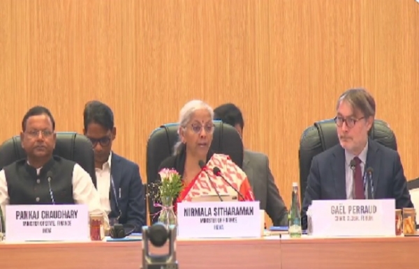 ਵਿੱਤ ਮੰਤਰੀ ਨਿਰਮਲਾ ਸੀਤਾਰਮਨ 18ਵੇਂ ਗਲੋਬਲ ਫੋਰਮ ਦੀ ਪੂਰਨ ਮੀਟਿੰਗ ਨੂੰ ਸੰਬੋਧਨ ਕਰਦੇ ਹੋਏ