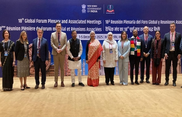 ਵਿੱਤ ਮੰਤਰੀ ਨਿਰਮਲਾ ਸੀਤਾਰਮਨ 18ਵੇਂ ਗਲੋਬਲ ਫੋਰਮ ਦੀ ਪੂਰਨ ਮੀਟਿੰਗ ਦੌਰਾਨ