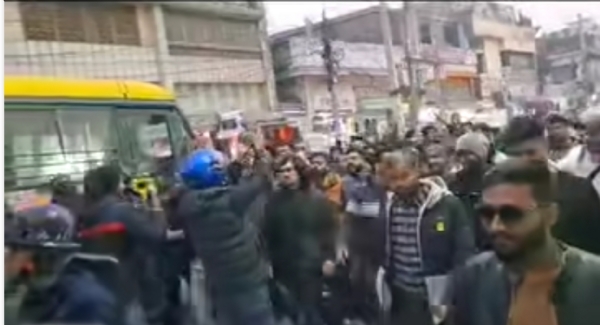 ਬੀਰਗੰਜ ਵਿੱਚ ਬੰਗਲਾਦੇਸ਼ ਵਿਰੁੱਧ ਵਿਰੋਧ ਪ੍ਰਦਰਸ਼ਨ