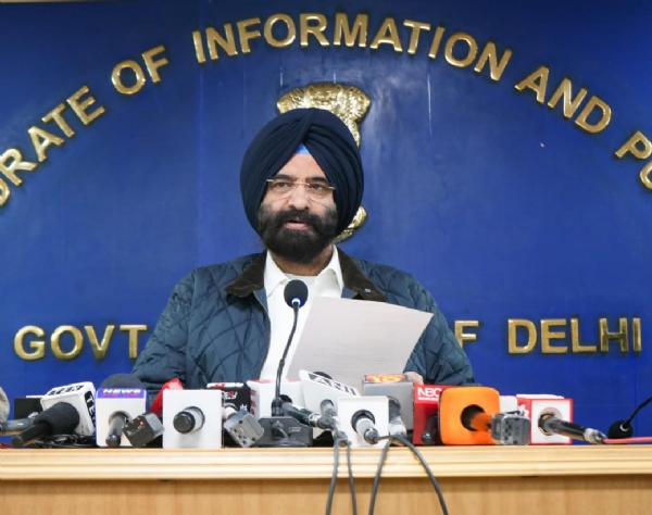 ਦਿੱਲੀ ਦੇ ਵਾਤਾਵਰਣ ਮੰਤਰੀ ਮਨਜਿੰਦਰ ਸਿੰਘ ਸਿਰਸਾ ਦੀ ਫਾਈਲ ਫੋਟੋ।