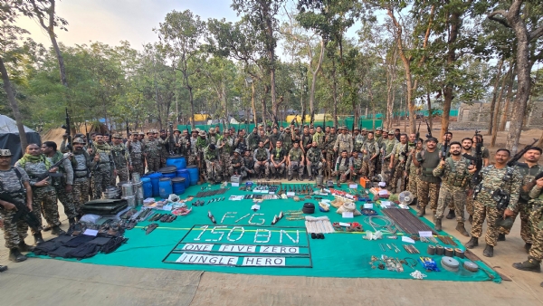 ਸੁਕਮਾ ਜ਼ਿਲ੍ਹੇ ਵਿੱਚ ਨਕਸਲੀਆਂ ਦੁਆਰਾ ਚਲਾਈ ਜਾ ਰਹੀ ਇੱਕ ਗੈਰ-ਕਾਨੂੰਨੀ ਆਰਡੀਨੈਂਸ ਫੈਕਟਰੀ ਨੂੰ ਢਾਹ ਦਿੱਤਾ ਗਿਆ।