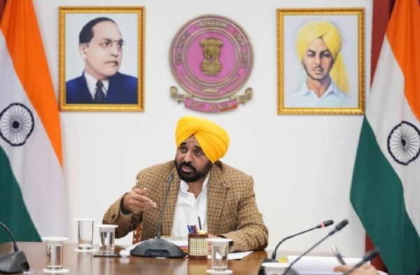 ਮੁੱਖ ਮੰਤਰੀ ਭਗਵੰਤ ਮਾਨ ਜਾਣਕਾਰੀ ਦਿੰਦੇ ਹੋਏ.