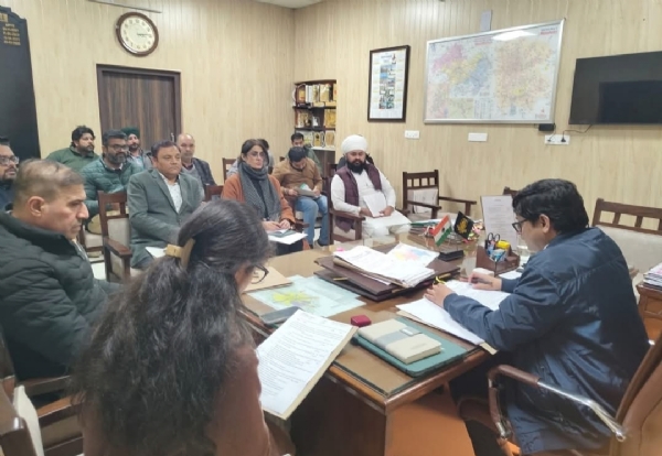 ਡਿਪਟੀ ਕਮਿਸ਼ਨਰ 66 ਕੂਕਾ ਸਿੱਖ ਸ਼ਹੀਦਾਂ ਦੀ ਯਾਦ ਵਿੱਚ ਹੋਣ ਵਾਲੇ ਸ਼ਰਧਾਂਜਲੀ ਸਮਾਗਮ ਦੇ ਅਗੇਤੇ ਪ੍ਰਬੰਧਾਂ ਦੀ ਸਮੀਖਿਆ ਦੌਰਾਨ.