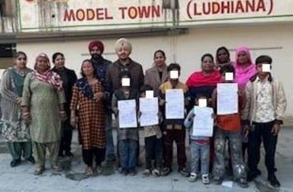 ਬਾਲ ਭਿੱਖਿਆ ਮੁਕਤ ਲੁਧਿਆਣਾ ਅਭਿਆਨ ਤਹਿਤ ਰੈਸਕਿਊ ਕੀਤੇ 11 ਬੱਚੇ।