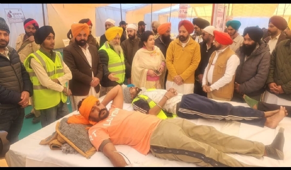 ਛੋਟੇ ਸਾਹਿਬਜ਼ਾਦਿਆਂ ਅਤੇ ਮਾਤਾ ਗੁਜਰੀ ਜੀ ਦੀ ਲਾਸਾਨੀ ਸ਼ਹਾਦਤ ਨੂੰ ਸਮਰਪਿਤ ਦੋ ਰੋਜ਼ਾ ਖ਼ੂਨਦਾਨ ਕੈਂਪ ਦੀ ਸ਼ੁਰੂਆਤ ਮੌਕੇ ਹਲਕਾ ਵਿਧਾਇਕ