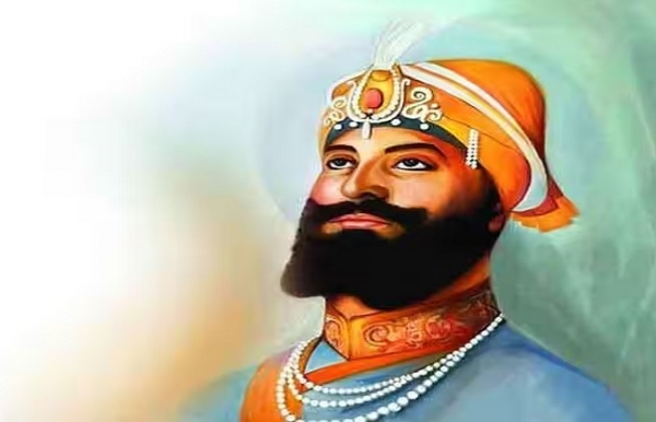 ਸਿੱਖ ਧਰਮ ਦੇ ਦਸਵੇਂ ਗੁਰੂ, ਸ੍ਰੀ ਗੁਰੂ ਗੋਬਿੰਦ ਸਿੰਘ ਜੀ ਦੀ ਫਾਈਲ ਫੋਟੋ।