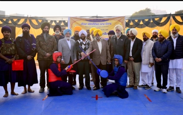 ਗੱਤਕਾ ਐਸੋਸੀਏਸ਼ਨ ਅਤੇ ਸਰਬ ਸਾਂਝਾ ਵੈਲਫੇਅਰ ਸੋਸਾਇਟੀ ਵੱਲੋਂ ਆਯੋਜਿਤ ਦੂਜੇ ਜ਼ਿਲ੍ਹਾ ਗਤਕਾ ਟੂਰਨਾਮੈਂਟ ਦੌਰਾਨ ਹਲਕਾ ਵਿਧਾਇਕ.