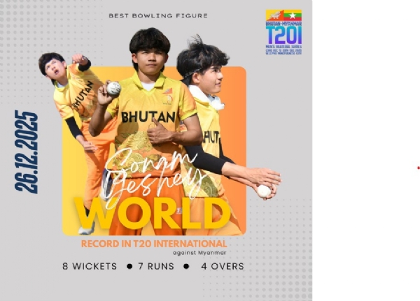 ਭੂਟਾਨੀ ਖੱਬੇ ਹੱਥ ਦੀ ਸਪਿਨਰ ਸੋਨਮ ਯੇਸ਼ੇ