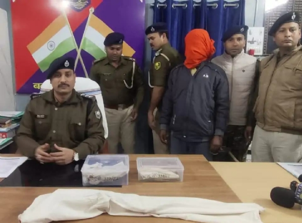 ਪ੍ਰੈਸ ਕਾਨਫਰੰਸ ਕਰਦੇ ਹੋਏ ਡੀਐਸਪੀ। ਪ੍ਰੈਸ ਕਾਨਫਰੰਸ ਕਰਦੇ ਹੋਏ ਡੀਐਸਪੀ।