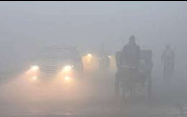 ਸ਼ਹਿਰ ਅੰਦਰ ਪਈ ਸੰਘਣੀ ਧੁੰਦ ਦਾ ਦ੍ਰਿਸ਼.