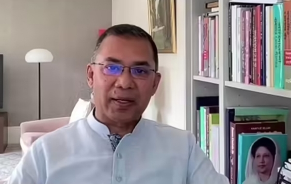 ਖਾਲਿਦਾ ਜ਼ਿਆ ਦੇ ਪੁੱਤਰ ਤਾਰਿਕ ਰਹਿਮਾਨ। ਫੋਟੋ: ਇੰਟਰਨੈੱਟ ਮੀਡੀਆ