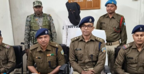 ਗ੍ਰਿਫ਼ਤਾਰ ਕੀਤੇ ਗਏ ਮੁਲਜ਼ਮ ਦੀ ਫੋਟੋ।