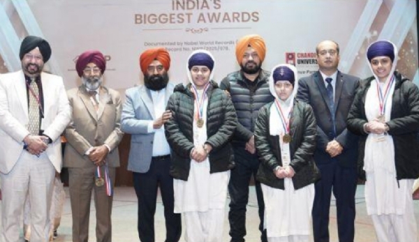 ਚੰਡੀਗੜ੍ਹ ਯੂਨੀਵਰਸਿਟੀ ਵਿਖੇ ਕਰਵਾਏ 5ਵੇਂ ਫ਼ੈਪ ਨੈਸ਼ਨਲ ਪੁਰਸਕਾਰ 2025 ਦਾ ਦ੍ਰਿਸ਼.