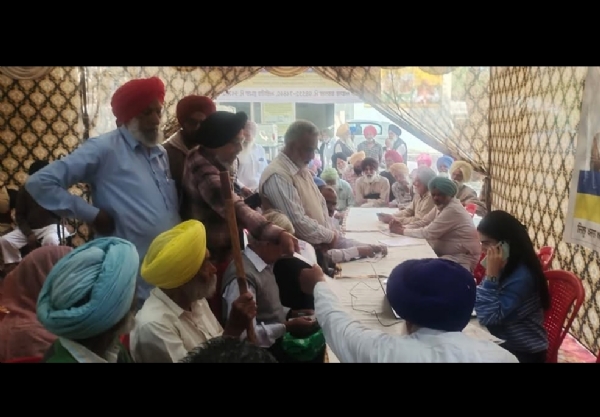 ਪੈਨਸ਼ਨ ਸੇਵਾ ਮੇਲਾ ਦਾ ਦ੍ਰਿਸ਼.