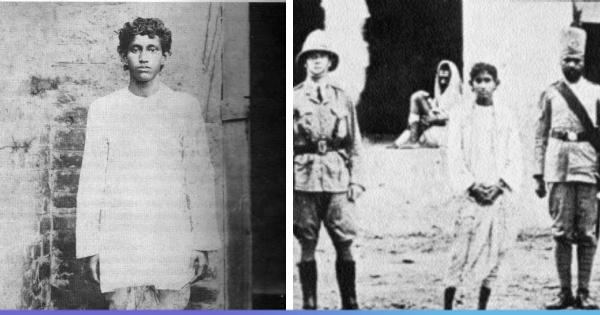 ਭਾਰਤ ਦੇ ਸਭ ਤੋਂ ਘੱਟ ਉਮਰ ਦੇ ਕ੍ਰਾਂਤੀਕਾਰੀ ਖੁਦੀਰਾਮ ਬੋਸ, ਜਿਨ੍ਹਾਂ ਨੂੰ ਫਾਂਸੀ ਦਿੱਤੀ ਗਈ ਸੀ।