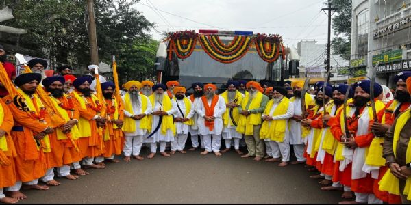ਅਸਾਮ ਤੋਂ ਆਰੰਭ ਹੋਏ ਸ਼ਹੀਦੀ ਨਗਰ ਕੀਰਤਨ ਦਾ ਛੱਤੀਸਗੜ੍ਹ ਪੁੱਜਣ ’ਤੇ ਹੋਇਆ ਭਰਵਾਂ ਸਵਾਗਤ
