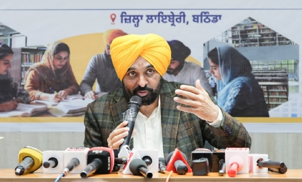 ਪੰਜਾਬ ਦੇ ਮੁੱਖ ਮੰਤਰੀ ਭਗਵੰਤ ਸਿੰਘ ਮਾਨ. ਪੰਜਾਬ ਦੇ ਮੁੱਖ ਮੰਤਰੀ ਭਗਵੰਤ ਸਿੰਘ ਮਾਨ.