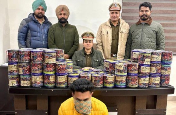 ਲੁਧਿਆਣਾ ਪੁਲਿਸ ਵਲੋਂ ਪਾਬੰਦੀਸ਼ੁਦਾ ਚਾਈਨਾ ਡੋਰ ਸਮੇਤ ਕਾਬੂ ਮੁਲਜ਼ਮ।